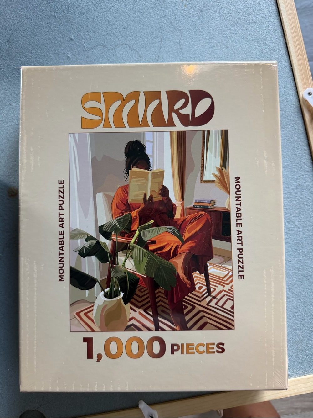 Orange & Brown 1,000-Piece Mountable Art Puzzle
